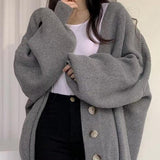 Donna - Cardigan oversize - Button-Down