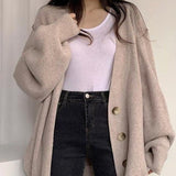 Donna - Cardigan oversize - Button-Down