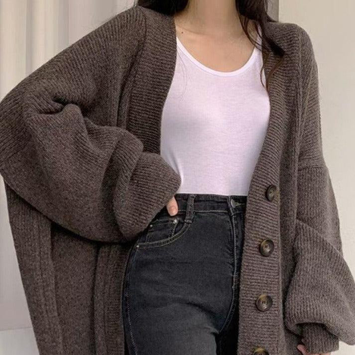 Donna - Cardigan oversize - Button-Down
