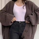 Donna - Cardigan oversize - Button-Down