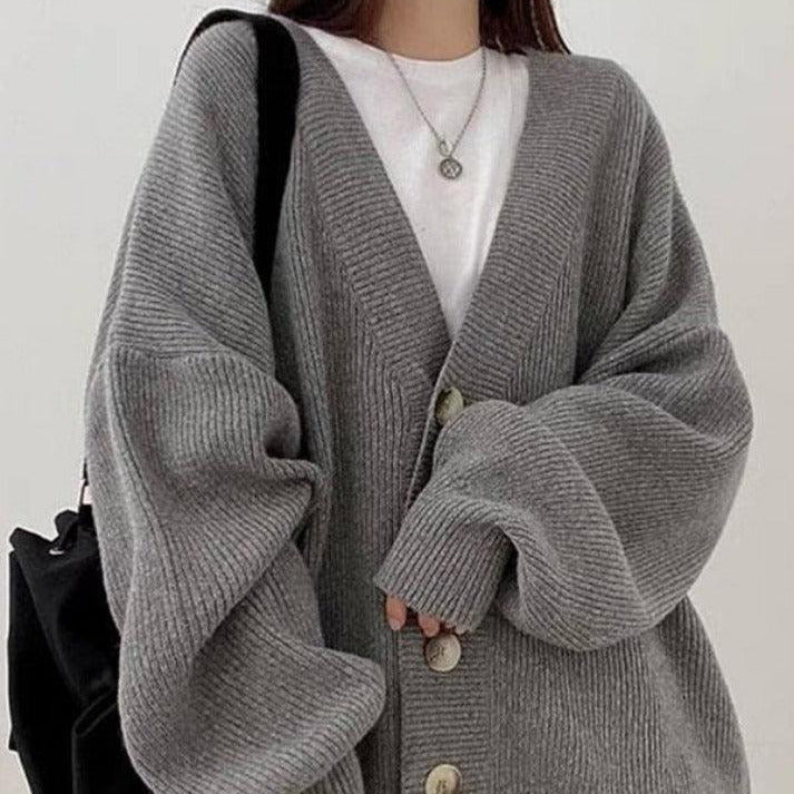 Donna - Cardigan oversize - Button-Down