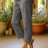 Basilla Pantaloni Eleganti da Donna a Gamba Ampia – Leggeri e Raffinati
