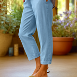 Basilla Pantaloni Eleganti da Donna a Gamba Ampia – Leggeri e Raffinati
