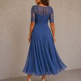 Maria – Abito in Pizzo e Chiffon