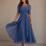 Maria – Abito in Pizzo e Chiffon