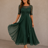Maria – Abito in Pizzo e Chiffon