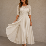 Maria – Abito in Pizzo e Chiffon
