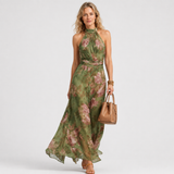 Anni – maxi-abito con stampa floreale