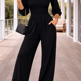 Salopette Oversized Donna – Con Maniche Lunghe e Pantaloni Ampi, Adatta per l'Estate e Uso Casual