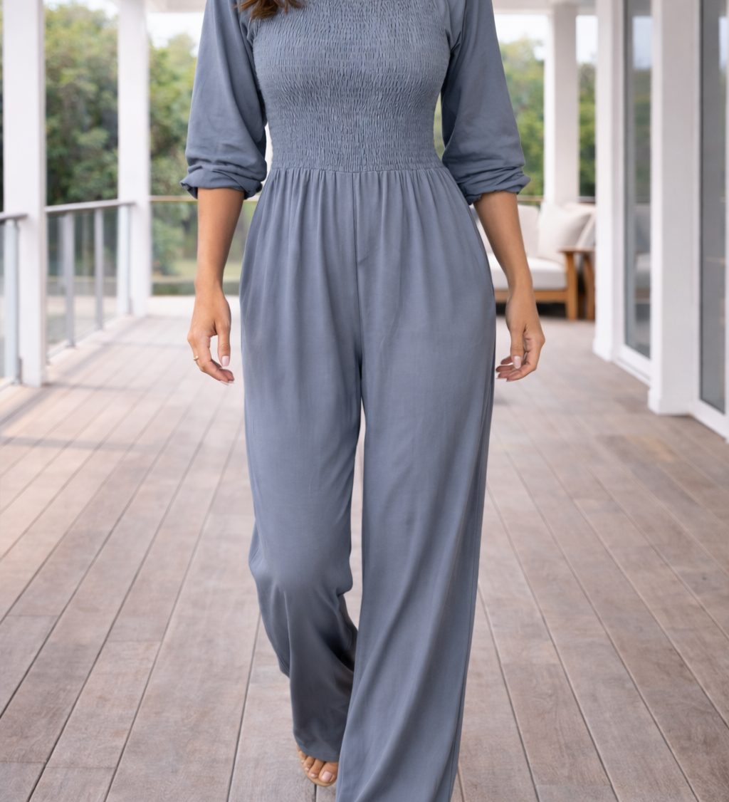 Salopette Oversized Donna – Con Maniche Lunghe e Pantaloni Ampi, Adatta per l'Estate e Uso Casual