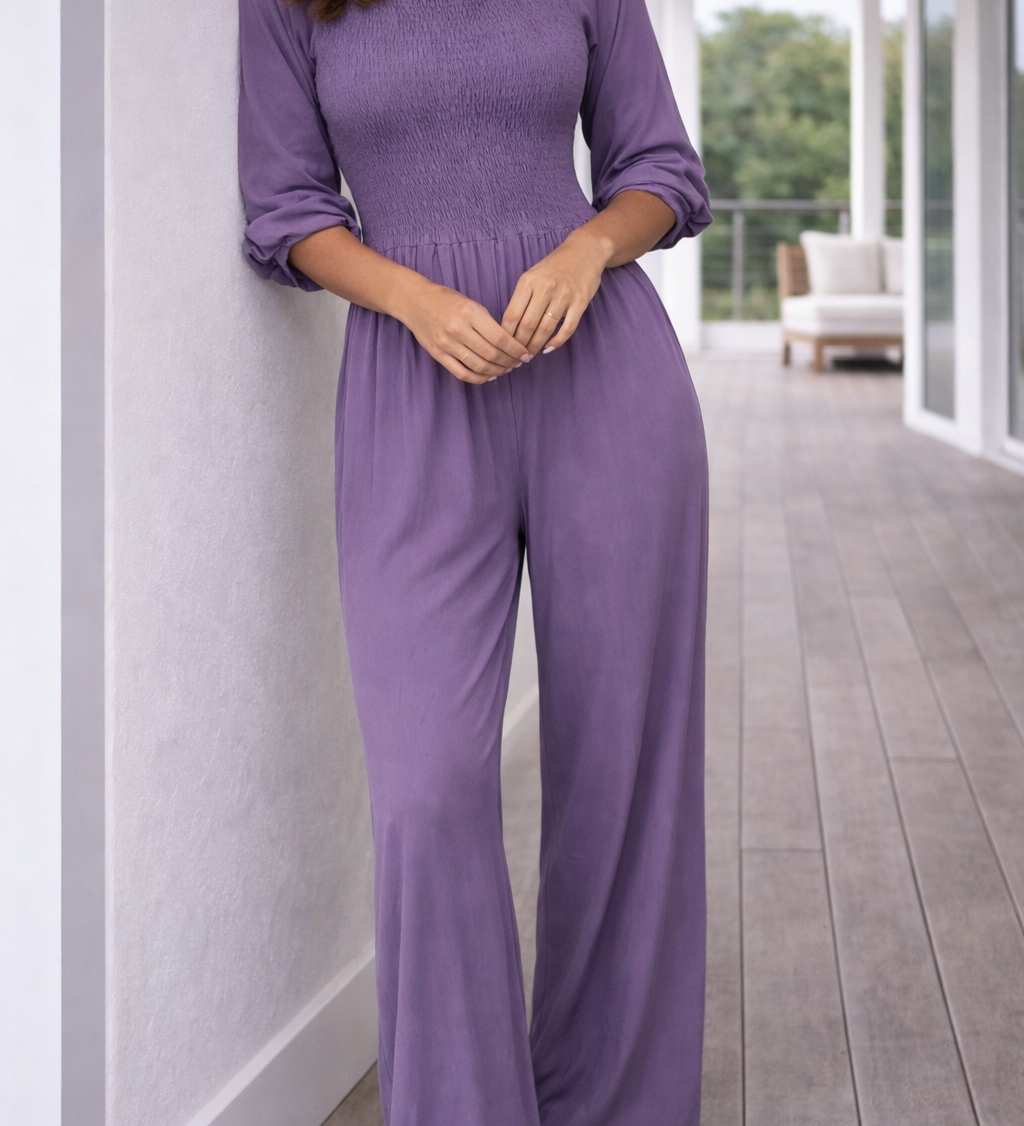 Salopette Oversized Donna – Con Maniche Lunghe e Pantaloni Ampi, Adatta per l'Estate e Uso Casual