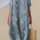 Abito Blue Willow – Elegante abito da donna con motivi floreali