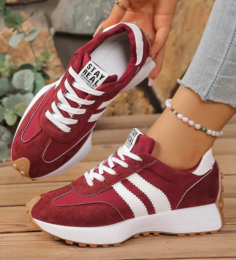 Giuliana™ | Sneaker con fasce contrastanti e suola ammortizzata