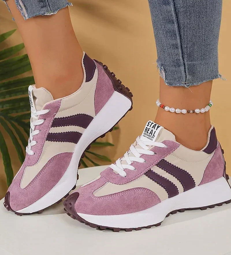 Giuliana™ | Sneaker con fasce contrastanti e suola ammortizzata