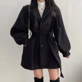 Donna - Trench - Maniche a palloncino con cintura