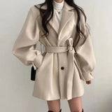 Donna - Trench - Maniche a palloncino con cintura