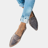 Mocassini Casual da Donna – Comodi Slip-On con Tacco Basso per Uso Quotidiano