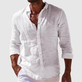 Varel | Camicia elegante in lino dallo stile costiero