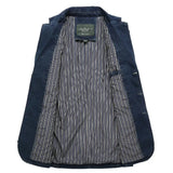 Blazer Uomo Slim Fit – Con Colletto Revers e Tasche Applicate, Adatto per Lavoro e Occasioni Formali
