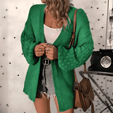 Donna - Cardigan in maglia - Maniche voluminose