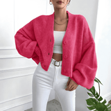 Donna - Cardigan oversize - Taglio ampio