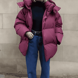 Donna - Giacca Puffer a collo alto con tasche