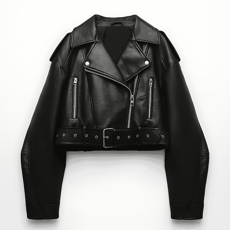 Donna - Giacca classica da motociclista - Stile casual