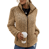 Donna - Giacca in pile - Collo alto