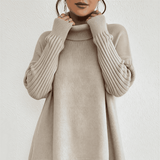 Donna - Maglia a collo alto - Vestibilità oversize