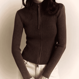 Donna - Maglia a collo alto con zip