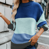 Donna - Maglia a righe - Stile a doppio punto