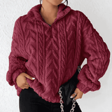 Donna - Maglia in pile con collo alto