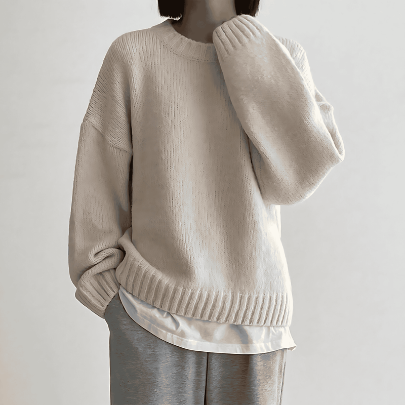Donna - Maglia oversize - Stile girocollo