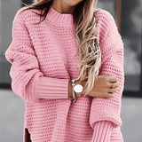 Donna - Maglia oversize - Stile lavorato a maglia