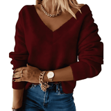 Donna - Maglia sciolta - Scollo a V