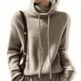Donna - Maglione dolcevita - Maglia a coste