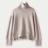 Donna - Maglione girocollo in cashmere - Stile accogliente