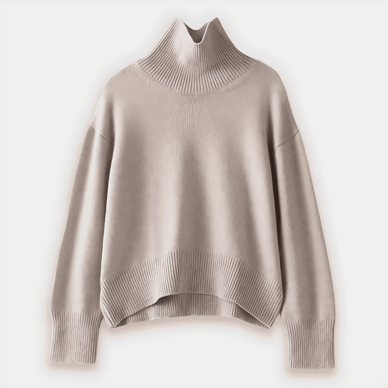 Donna - Maglione girocollo in cashmere - Stile accogliente