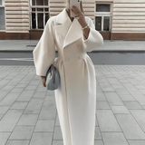 Donna - Maxi cappotto doppiopetto - Stile elegante