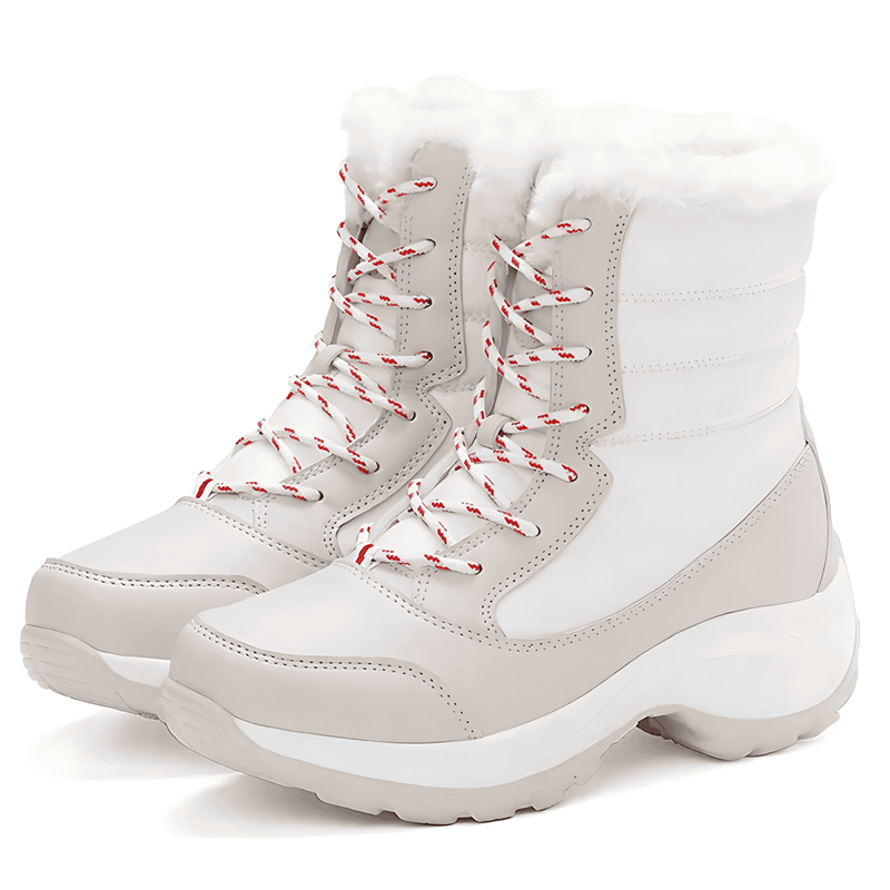 Donna - Stivali da neve con piattaforma casual - Caldi e alla moda