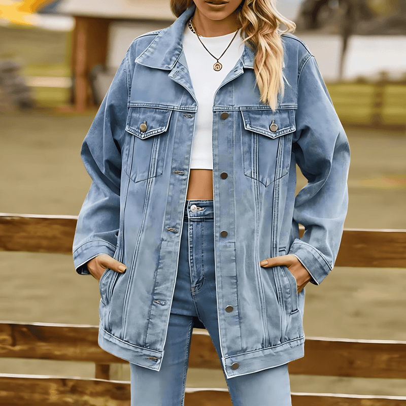 Donna - Giacca di jeans - Vestibilità comoda e alla moda
