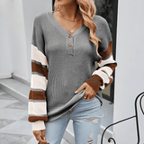 Donne - Maglia patchwork - Stile alla moda