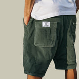 Varel | Pantaloncini in velluto con vita elasticizzata