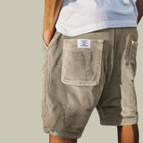 Varel | Pantaloncini in velluto con vita elasticizzata