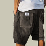 Varel | Pantaloncini in velluto con vita elasticizzata