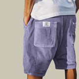 Varel | Pantaloncini in velluto con vita elasticizzata