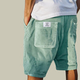 Varel | Pantaloncini in velluto con vita elasticizzata