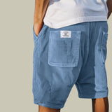 Varel | Pantaloncini in velluto con vita elasticizzata
