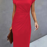 Abito Midi A-line da Donna – Adatto per Diverse Occasions, Casual e Lavoro