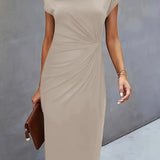 Abito Midi A-line da Donna – Adatto per Diverse Occasions, Casual e Lavoro